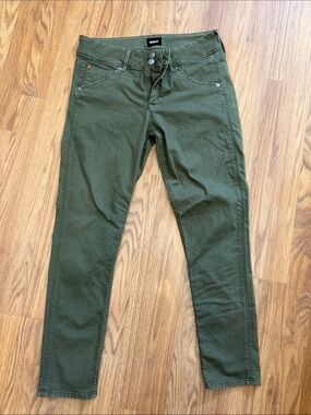 Hudson Jeans Women's Olive Green Skinny Jeans Size 30